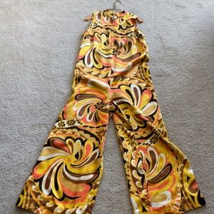 Vintage 1960s One Piece Pant Suit
